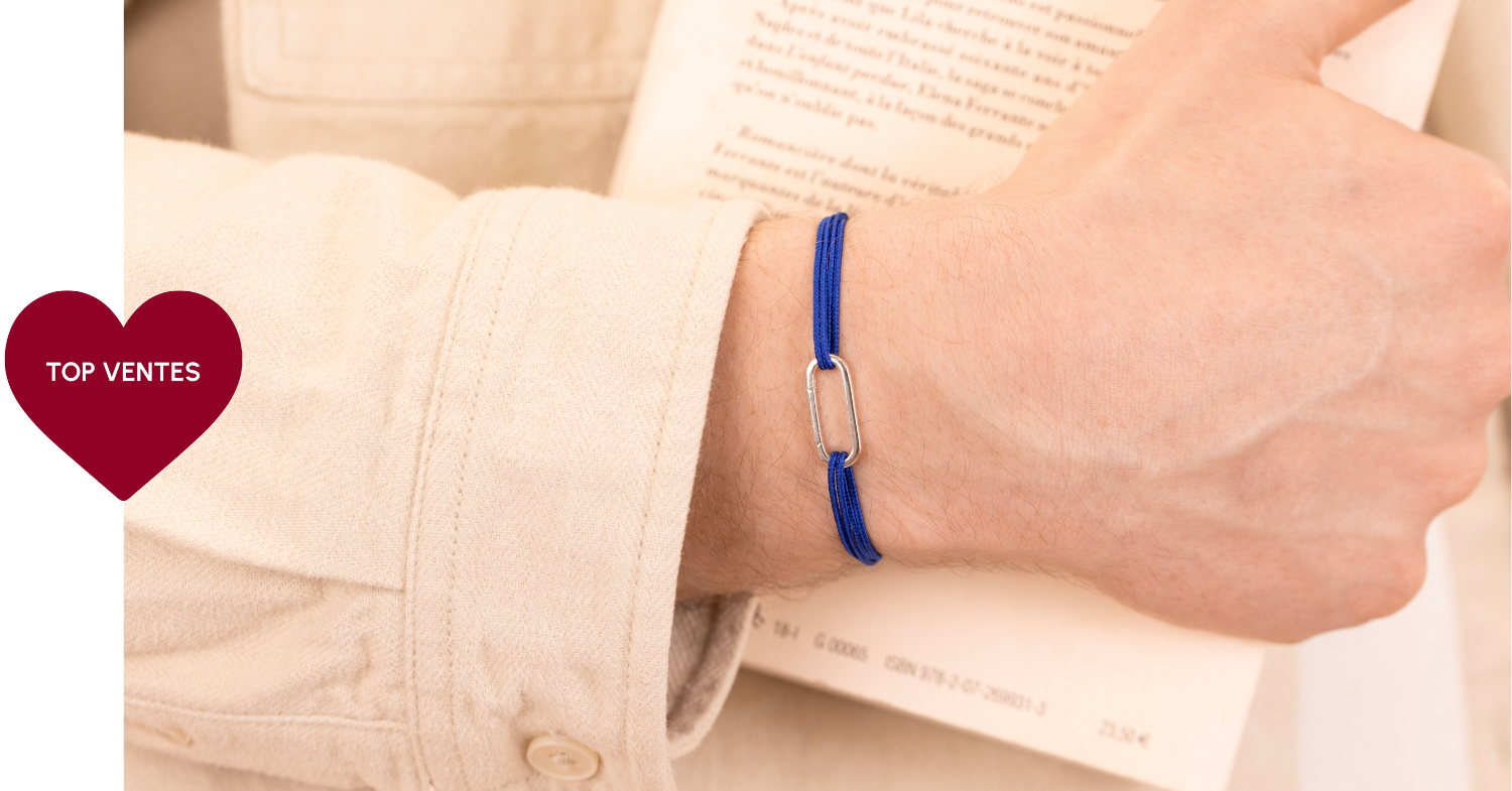Bracelets homme Saint Valentin 2025