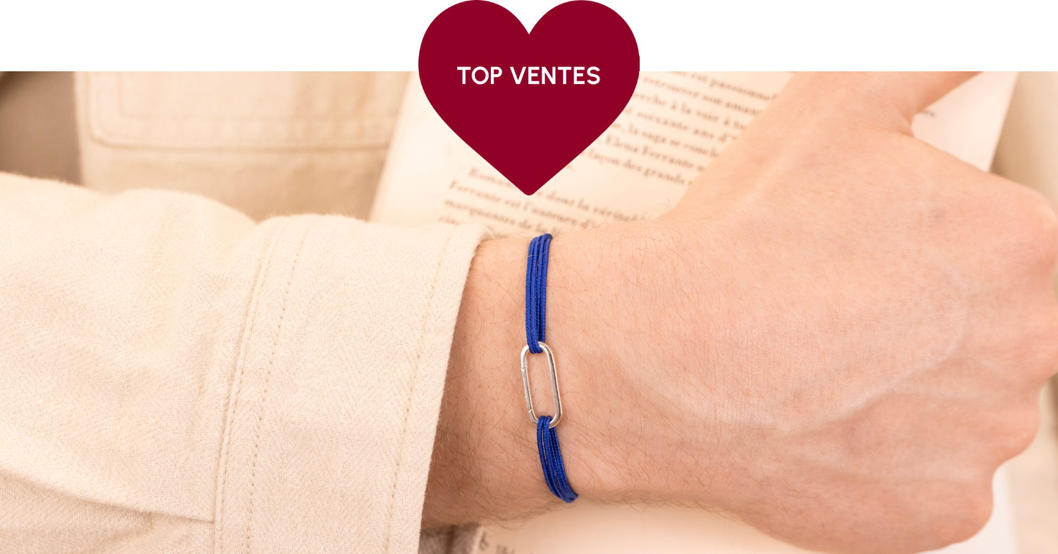 Bracelets homme Saint Valentin 2025