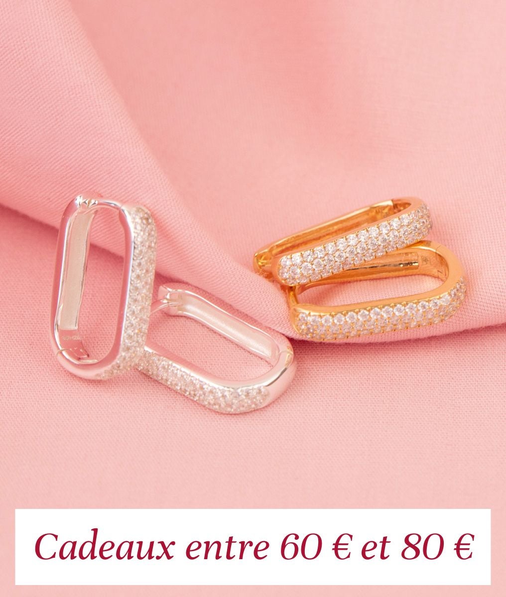 Cadeaux bijoux moins de 80€ Saint Valentin 2025