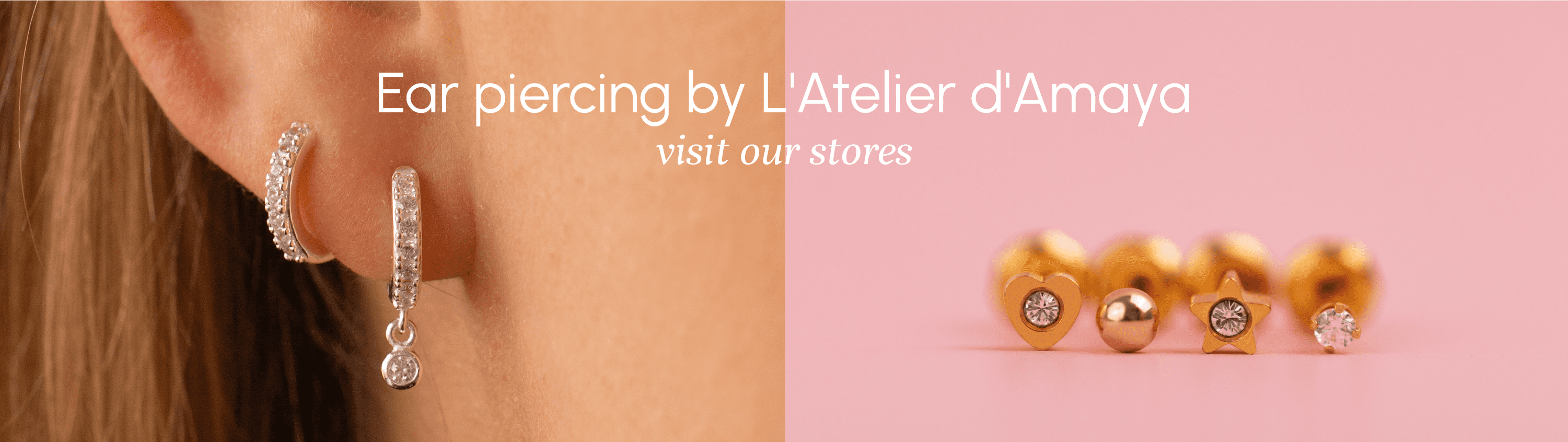 Ear piercing by L'Atelier d'Amaya