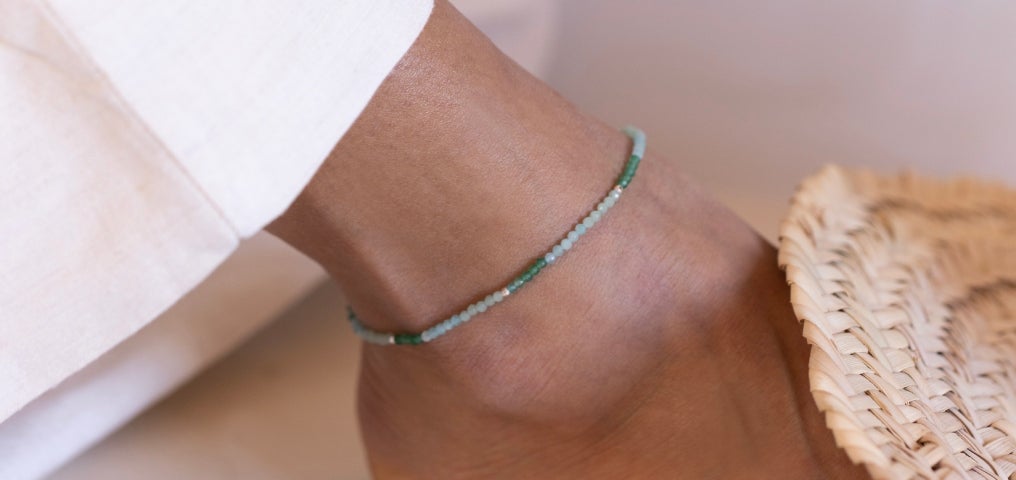 Anklets with gemstone L'Atelier d'Amaya