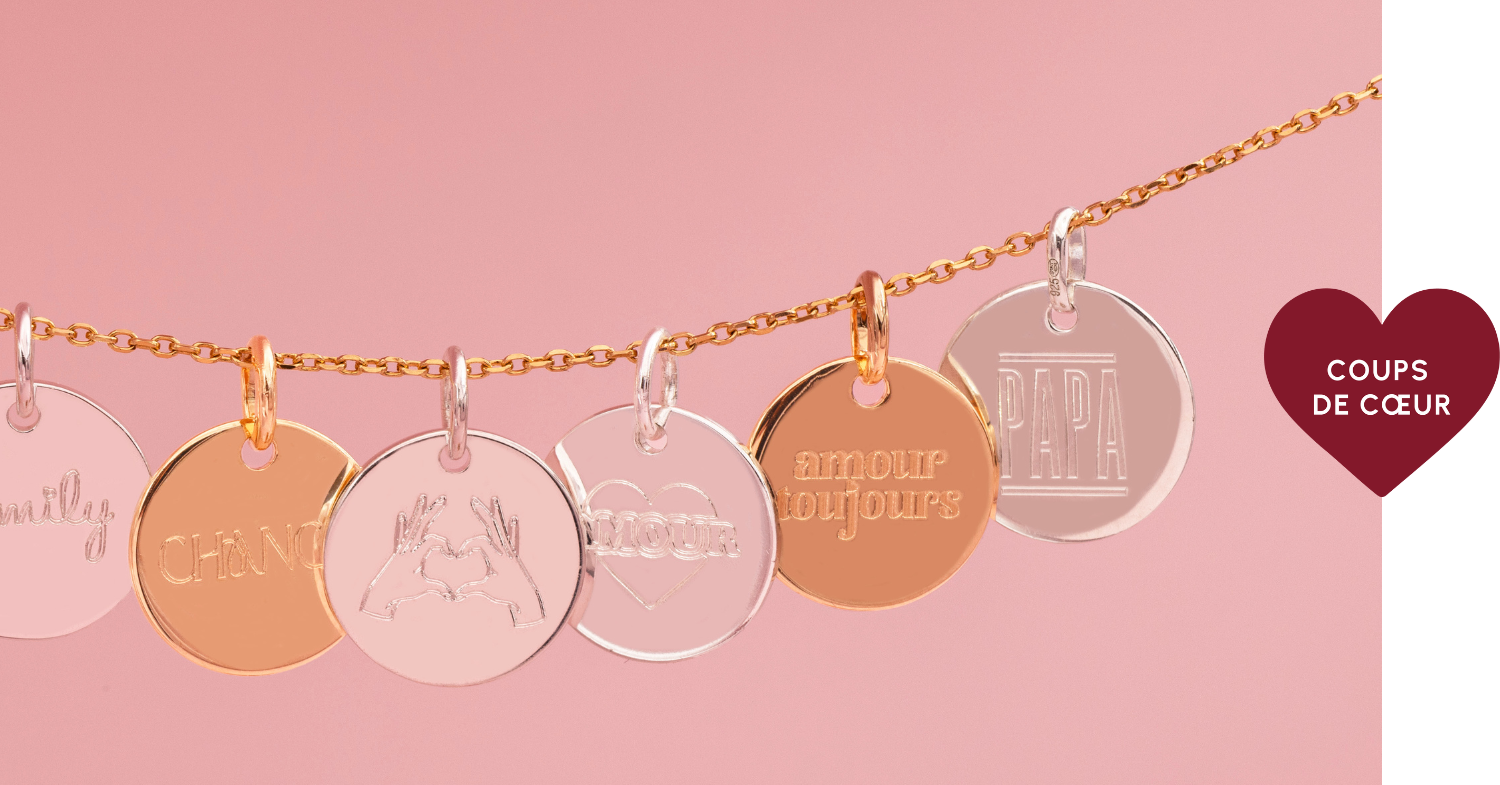 Bijoux personnalisés Saint Valentin 2025