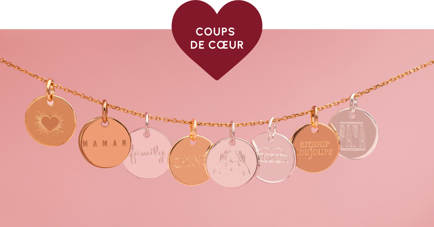 Bijoux personnalisés Saint Valentin