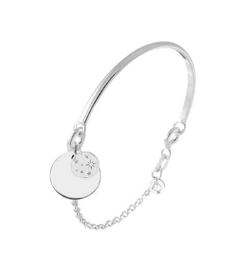 Bracelet demi-jonc astrologie L'Atelier d'Amaya